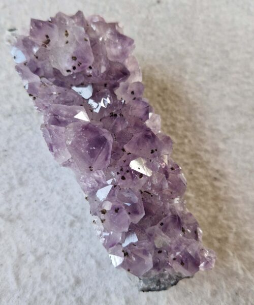 Premium High Grade Amethyst Raw Druzy Cluster Piece 161 - 301g H4.5xW11.5xD5cm - Image 9