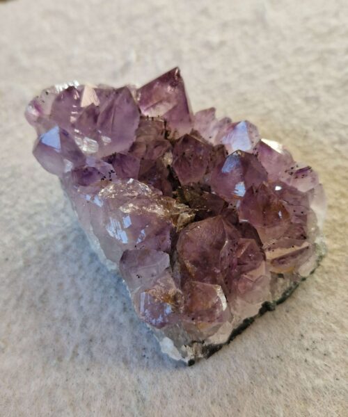 Premium High Grade Amethyst Raw Druzy Cluster Piece 163 - 365g H4.5xW9xD6.5cm - Image 3
