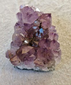 Premium High Grade Amethyst Raw Druzy Cluster Piece 163 - 365g H4.5xW9xD6.5cm