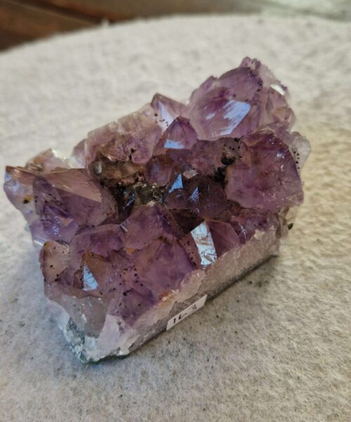 Premium High Grade Amethyst Raw Druzy Cluster Piece 163 - 365g H4.5xW9xD6.5cm - Image 5
