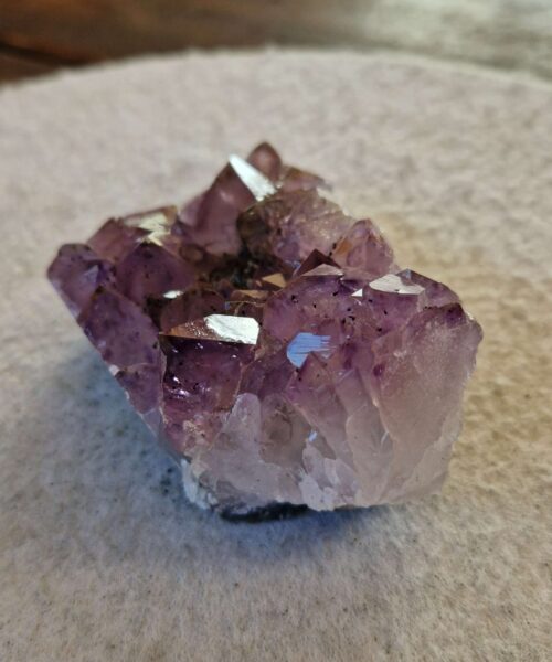 Premium High Grade Amethyst Raw Druzy Cluster Piece 163 - 365g H4.5xW9xD6.5cm - Image 6