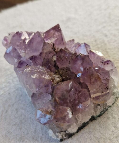 Premium High Grade Amethyst Raw Druzy Cluster Piece 163 - 365g H4.5xW9xD6.5cm - Image 10