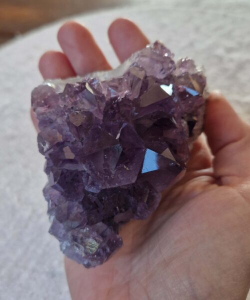 Premium High Grade Amethyst Raw Druzy Cluster Piece 164 - 373g H5.5xW9.5xD6.5cm - Image 7
