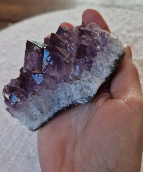 Premium High Grade Amethyst Raw Druzy Cluster Piece 164 - 373g H5.5xW9.5xD6.5cm - Image 8