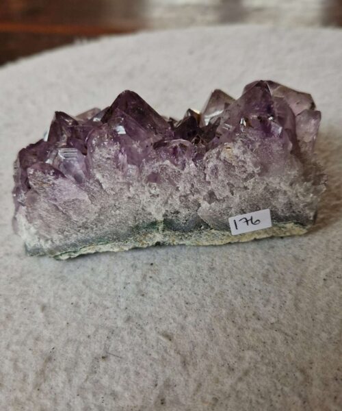 Premium High Grade Amethyst Raw Druzy Cluster Piece 176 - 364g H5xW10.5xD5.5cm - Image 5