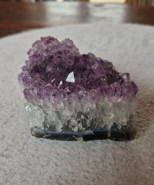 Premium High Grade Amethyst Raw Druzy Cluster Piece 177 - 394g H5xW9xD7.5cm - Image 3