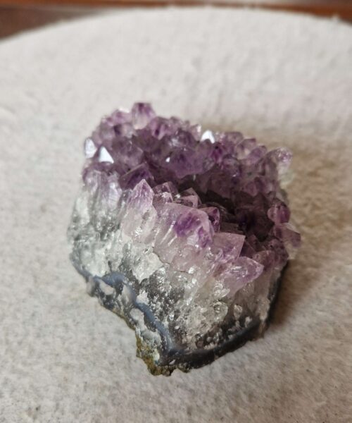 Premium High Grade Amethyst Raw Druzy Cluster Piece 177 - 394g H5xW9xD7.5cm - Image 7