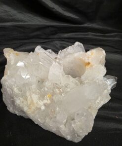 Alternative view of Large Premium Rock Crystal Quartz Candle Holder 25 Clear Crystal White Tealight Holders 1.655g H7.5xW16.5xD12cm