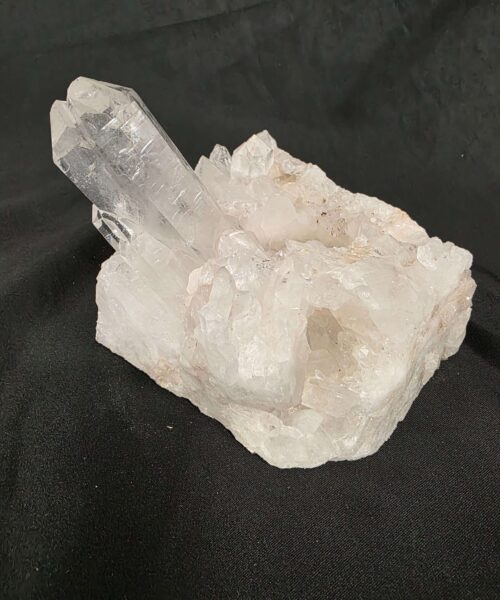 Large Premium Rock Crystal Quartz Candle Holder 39 Clear Crystal White Tealight Holders 1.136g H9xW15xD13cm - Image 4