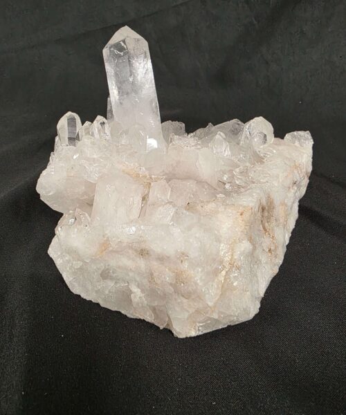 Large Premium Rock Crystal Quartz Candle Holder 39 Clear Crystal White Tealight Holders 1.136g H9xW15xD13cm - Image 5