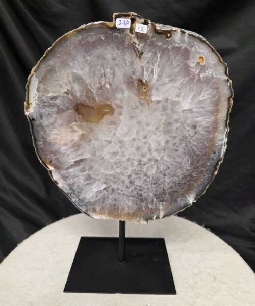 Large Premium Agate Natural Slice on Stand 12 – 3.532g - H35xW25xD12cm - Image 10