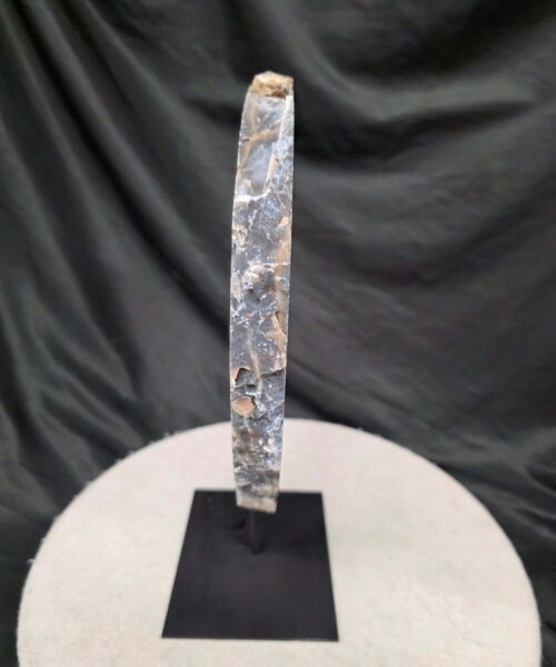 Alternative view of Large Premium Agate Natural Slice on Stand 12 – 3.532g - H35xW25xD12cm