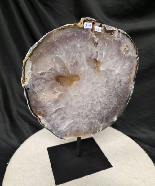 Large Premium Agate Natural Slice on Stand 12 – 3.532g - H35xW25xD12cm - Image 7