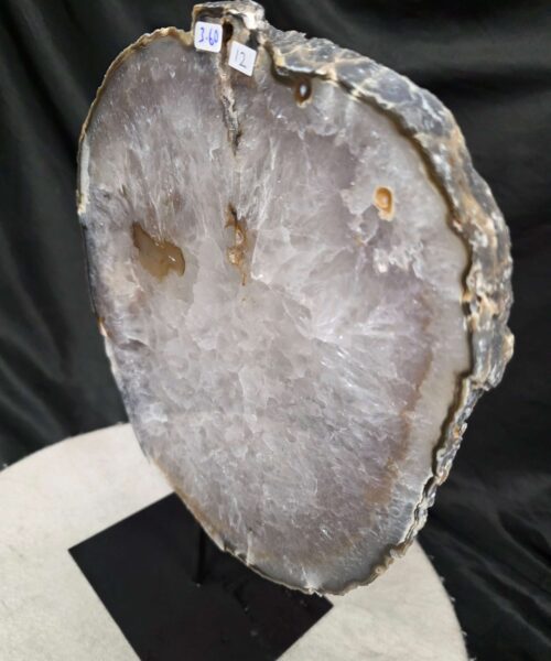 Large Premium Agate Natural Slice on Stand 12 – 3.532g - H35xW25xD12cm - Image 8