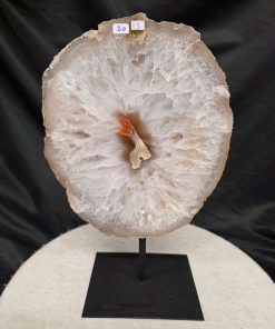 Large Premium Agate Natural Slice on Stand 13 – 2.942g - H34xW21xD12