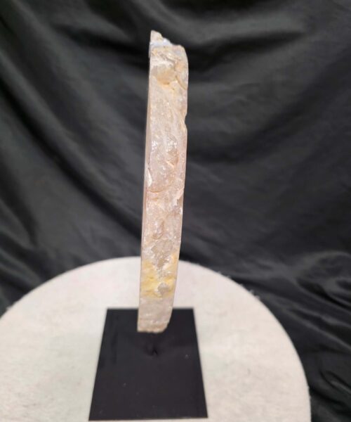 Alternative view of Large Premium Agate Natural Slice on Stand 13 – 2.942g - H34xW21xD12cm
