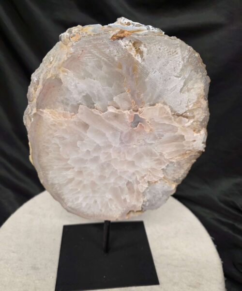 Large Premium Agate Natural Slice on Stand 13 – 2.942g - H34xW21xD12cm - Image 3