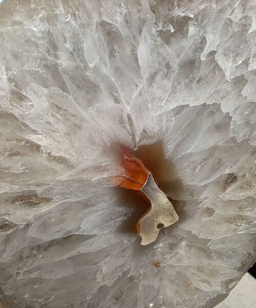 Large Premium Agate Natural Slice on Stand 13 – 2.942g - H34xW21xD12cm - Image 4