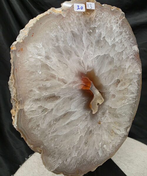Large Premium Agate Natural Slice on Stand 13 – 2.942g - H34xW21xD12cm - Image 8