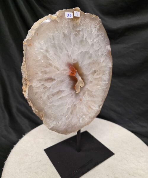 Large Premium Agate Natural Slice on Stand 13 – 2.942g - H34xW21xD12cm - Image 9