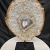Large Premium Agate Natural Slice on Stand 15 – 3.147g - H36xW24xD12cm