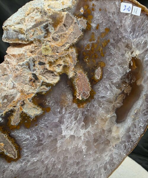 Large Premium Agate Natural Slice on Stand 18 – 2.926g - H24xW28xD12cm - Image 5
