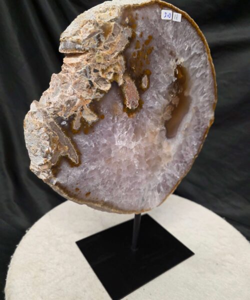 Large Premium Agate Natural Slice on Stand 18 – 2.926g - H24xW28xD12cm - Image 8