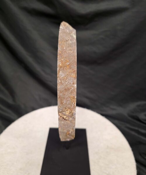 Alternative view of Large Premium Agate Natural Slice on Stand 19 – 2.444g - H31xW20xD12cm