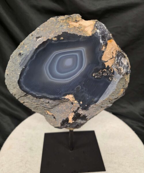 Large Premium Agate Natural Slice on Stand 21 – 2.354g - H31xW24xD12cm - Image 3