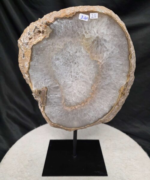 Large Premium Agate Natural Slice on Stand 23 – 3.473g - H35xW24xD12cm - Image 10
