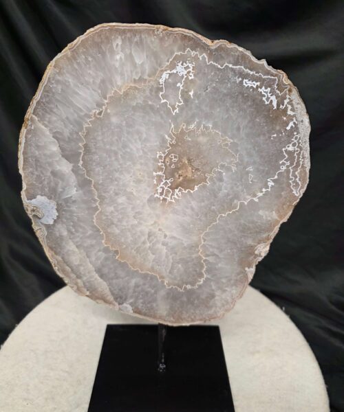 Large Premium Agate Natural Slice on Stand 23 – 3.473g - H35xW24xD12cm - Image 3
