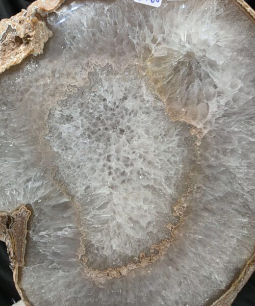 Large Premium Agate Natural Slice on Stand 23 – 3.473g - H35xW24xD12cm - Image 9