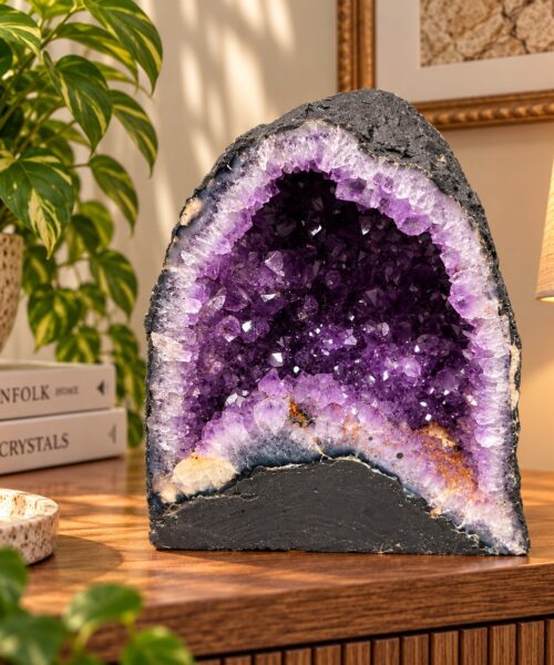 Amethyst Crystal Geode 1064 Premium Queen Grade 13.92kg H30xW25xD16cm