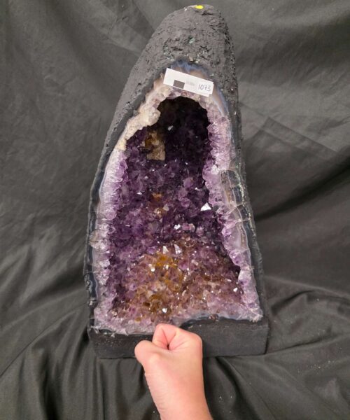 Amethyst Crystal Geode 1073 Premium Queen Grade 14.58kg H39xW22xD16cm - Image 5