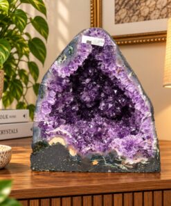 Amethyst Crystal Geode 1077 Premium Queen Grade 14.4kg H32xW30xD14cm