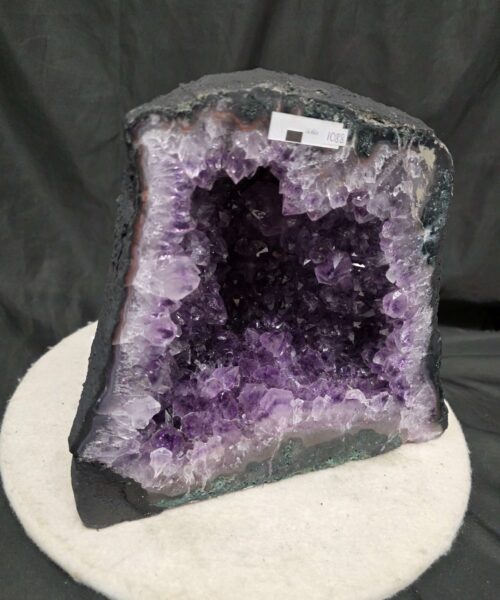 Alternative view of Amethyst Crystal Geode 1088 Premium Queen Grade 16.46kg H26xW29xD18cm