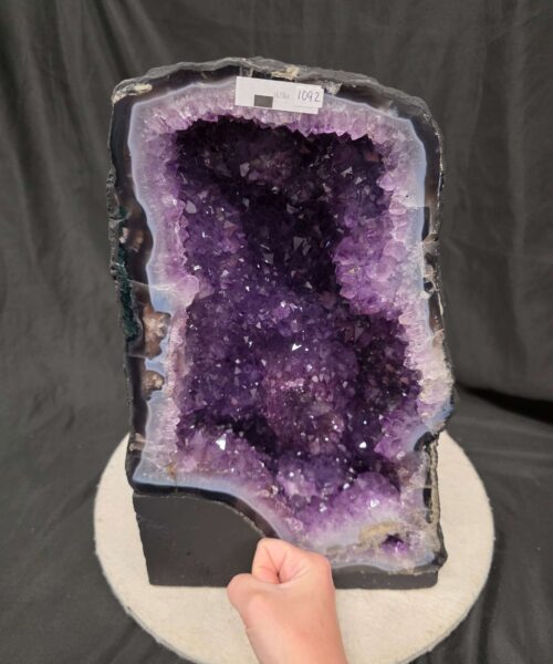 Amethyst Crystal Geode 1092 Premium Queen Grade 18.73kg H38xW23xD17cm - Image 4