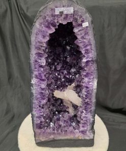 Tall Amethyst Crystal Geode 1101 Premium Queen Grade 19.96kg – H48xW22xD18cm