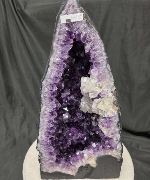 Tall Amethyst Crystal Geode 1105 Premium Queen Grade 19.37kg – H49xW25xD16cm - Image 10