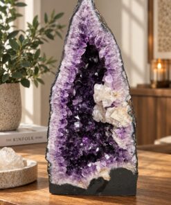 Tall Amethyst Crystal Geode 1105 Premium Queen Grade 19.37kg – H49xW25xD16cm