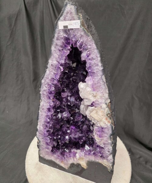 Tall Amethyst Crystal Geode 1105 Premium Queen Grade 19.37kg – H49xW25xD16cm - Image 3