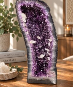 Tall Amethyst Crystal Geode 1108 Premium Queen Grade 16.44kg – H52xW20xD15cm