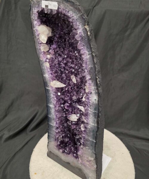 Alternative view of Tall Amethyst Crystal Geode 1108 Premium Queen Grade 16.44kg – H52xW20xD15cm