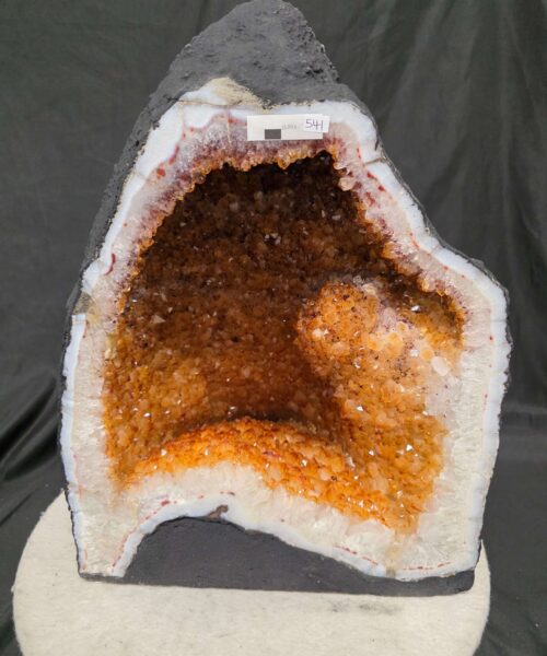 Citrine Geode 541 Crystal Cluster Druzy Premium Grade 28.94kg H40xW30xD25cm - Image 10