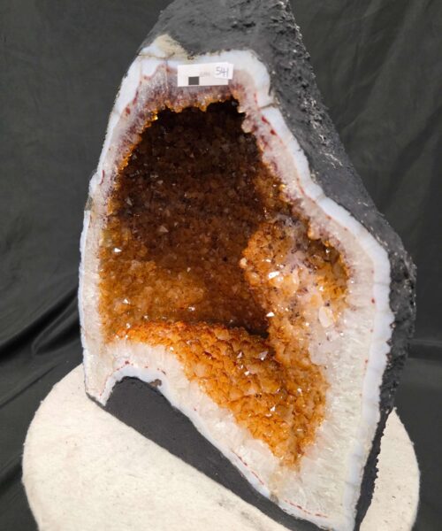 Citrine Geode 541 Crystal Cluster Druzy Premium Grade 28.94kg H40xW30xD25cm - Image 3