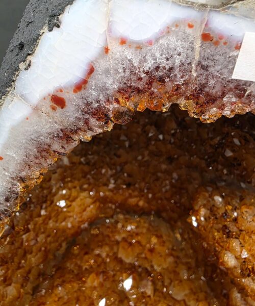 Citrine Geode 541 Crystal Cluster Druzy Premium Grade 28.94kg H40xW30xD25cm - Image 8