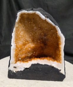 Citrine Geode 503 Crystal Cluster Druzy Premium Grade 5.53kg H21xW19xD14cm