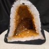Citrine Geode 504 Crystal Cluster Druzy Premium Grade 6.75kg H23xW23xD17cm
