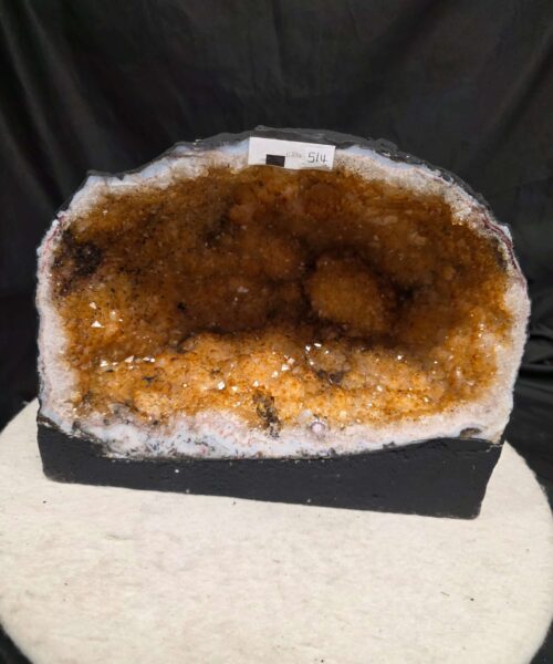 Citrine Geode 514 Crystal Cluster Druzy Premium Grade 11.97kg H22xW28xD19cm - Image 10