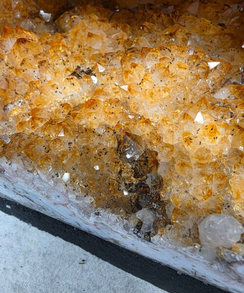 Citrine Geode 514 Crystal Cluster Druzy Premium Grade 11.97kg H22xW28xD19cm - Image 7